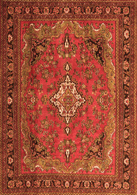 Persian Orange Traditional Rug, tr1288org