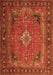 Persian Orange Traditional Rug, tr1288org