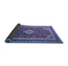 Sideview of Medallion Blue Traditional Rug, tr1289blu