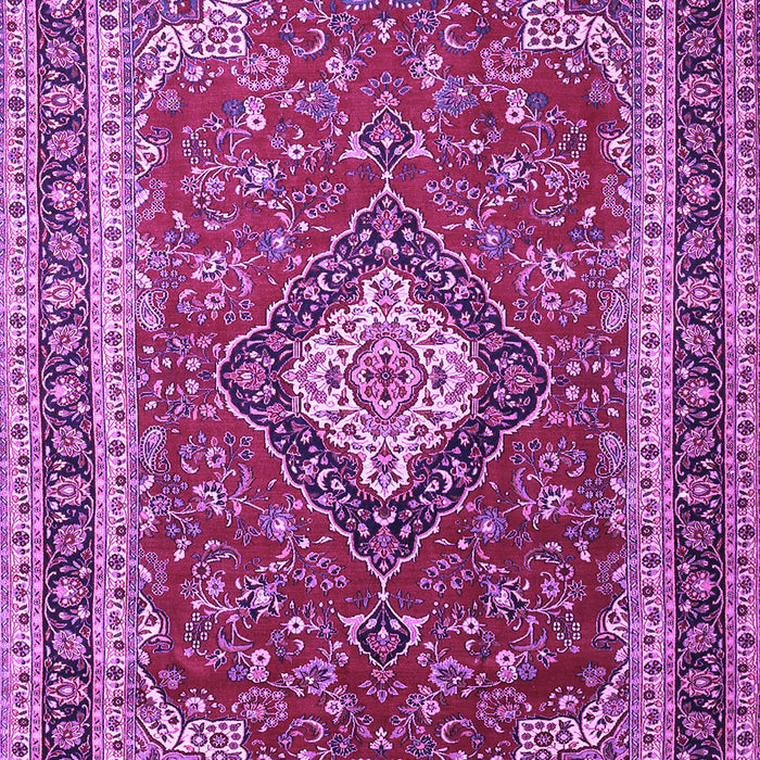 Medallion Purple Traditional Rug, tr1289pur