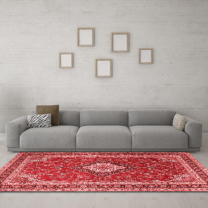 Traditional Red Washable Rugs