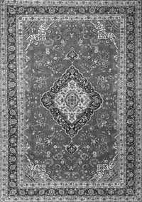 Medallion Gray Traditional Rug, tr1289gry