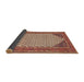 Sideview of Traditional Sandy Brown Persian Rug, tr1290