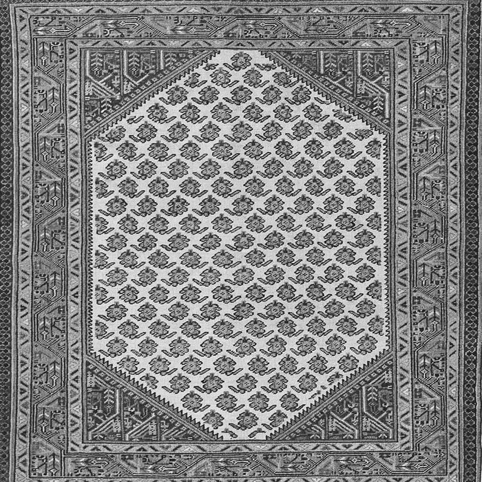 Serging Thickness of Persian Gray Traditional Rug, tr1290gry
