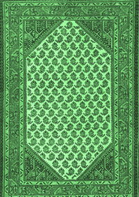 Persian Emerald Green Traditional Rug, tr1290emgrn