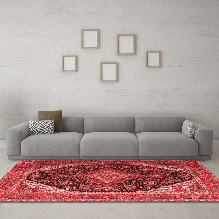 Traditional Red Washable Rugs