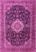 Medallion Pink Traditional Rug, tr1292pnk