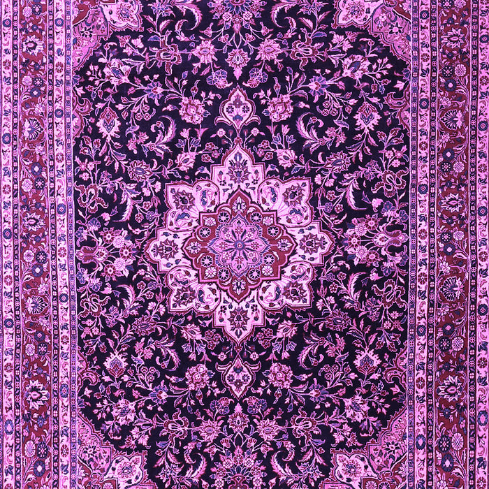 Medallion Purple Traditional Rug, tr1292pur