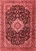 Medallion Red Traditional Area Rugs