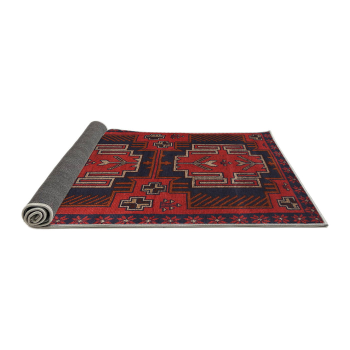 Sideview of Traditional Red Persian Rug, tr1293