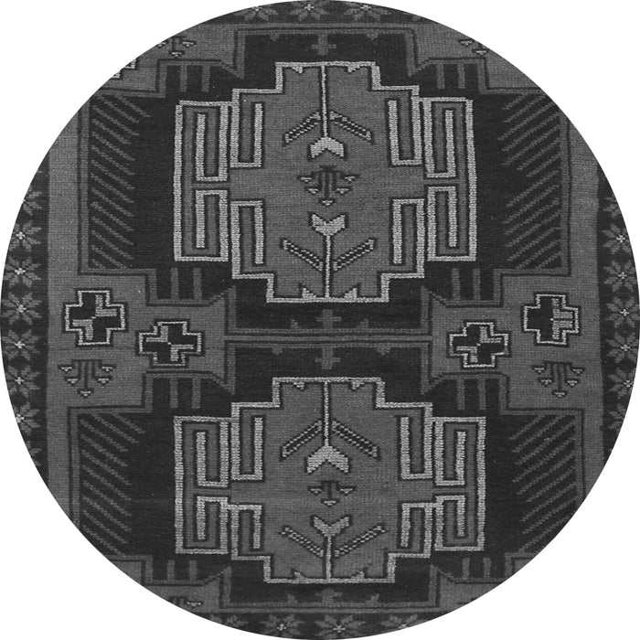 Square Persian Gray Traditional Rug, tr1293gry