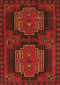 Persian Orange Traditional Rug, tr1293org