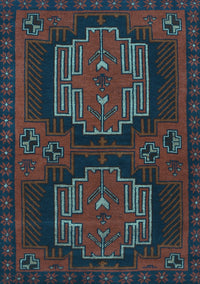 Persian Light Blue Traditional Rug, tr1293lblu