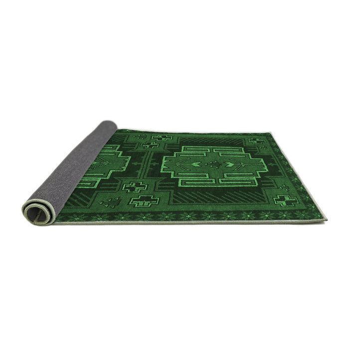 Sideview of Persian Emerald Green Traditional Rug, tr1293emgrn