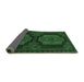 Sideview of Persian Emerald Green Traditional Rug, tr1293emgrn