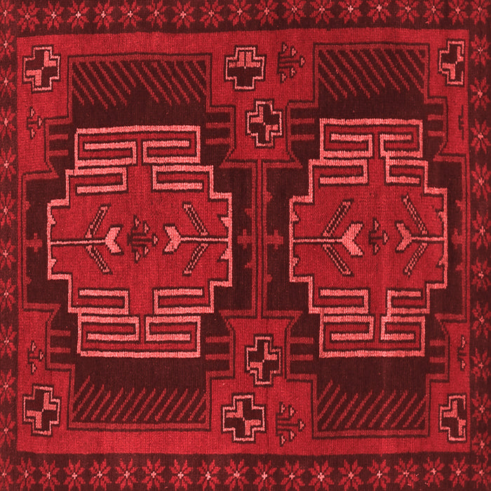 Machine Washable Persian Red Traditional Rug, wshtr1293red