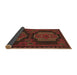 Sideview of Persian Brown Traditional Rug, tr1293brn