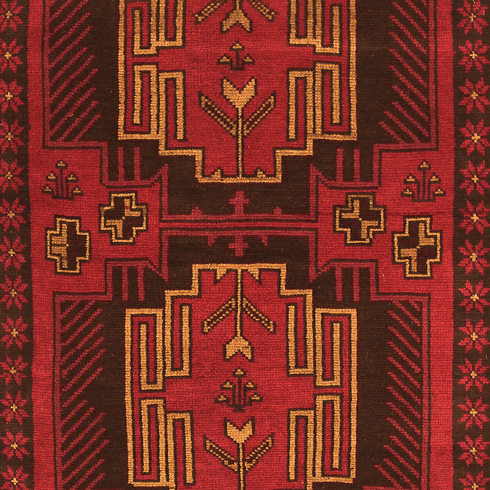 Serging Thickness of Machine Washable Persian Orange Traditional Area Rugs, wshtr1293org