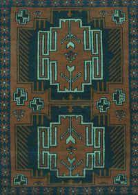 Persian Turquoise Traditional Rug, tr1293turq