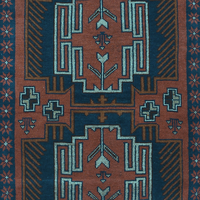 Machine Washable Persian Light Blue Traditional Rug, wshtr1293lblu