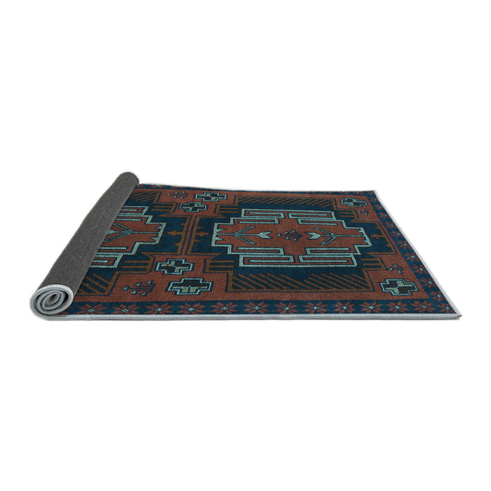 Sideview of Persian Light Blue Traditional Rug, tr1293lblu