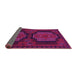 Sideview of Persian Pink Traditional Rug, tr1293pnk