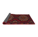 Sideview of Traditional Cranberry Red Persian Rug, tr1294