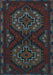 Machine Washable Persian Light Blue Traditional Rug, wshtr1294lblu