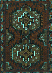 Persian Turquoise Traditional Rug, tr1294turq