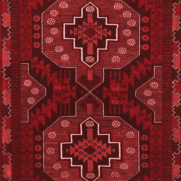 Machine Washable Persian Red Traditional Rug, wshtr1294red