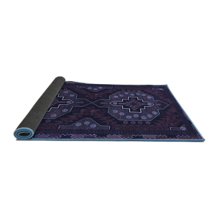 Sideview of Persian Blue Traditional Rug, tr1294blu