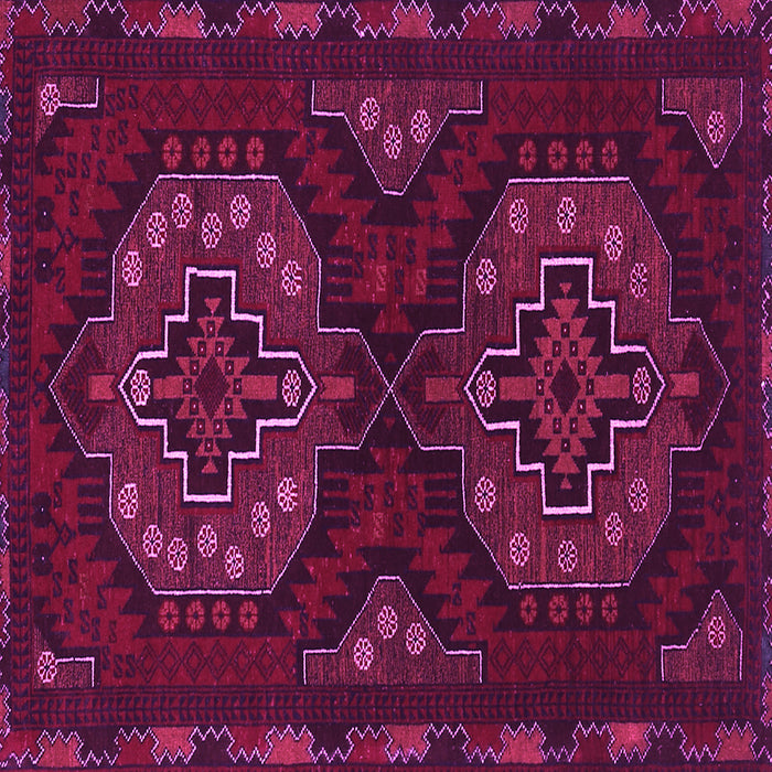 Square Persian Pink Traditional Rug, tr1294pnk