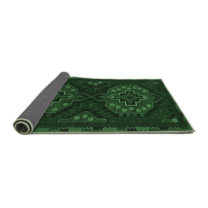 Sideview of Persian Emerald Green Traditional Rug, tr1294emgrn