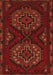 Persian Orange Traditional Rug, tr1294org