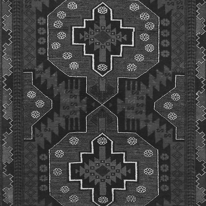 Serging Thickness of Machine Washable Persian Gray Traditional Rug, wshtr1294gry