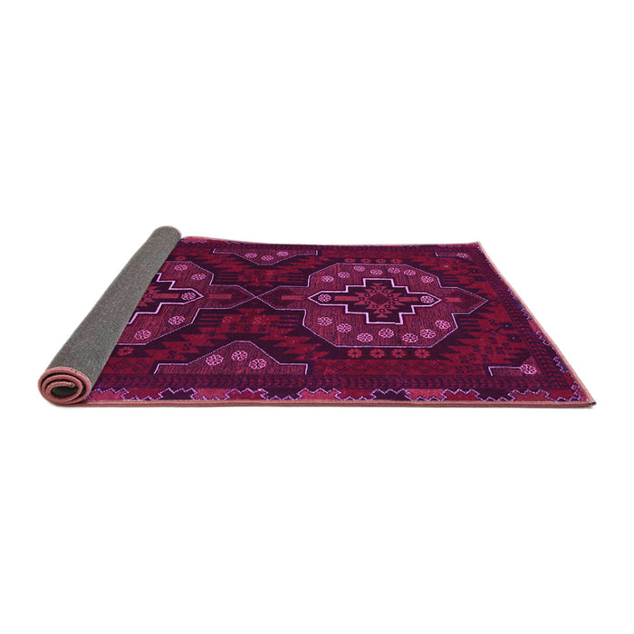 Sideview of Persian Pink Traditional Rug, tr1294pnk