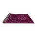 Sideview of Persian Pink Traditional Rug, tr1294pnk