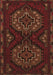 Machine Washable Persian Brown Traditional Rug, wshtr1294brn