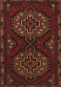 Persian Brown Traditional Rug, tr1294brn