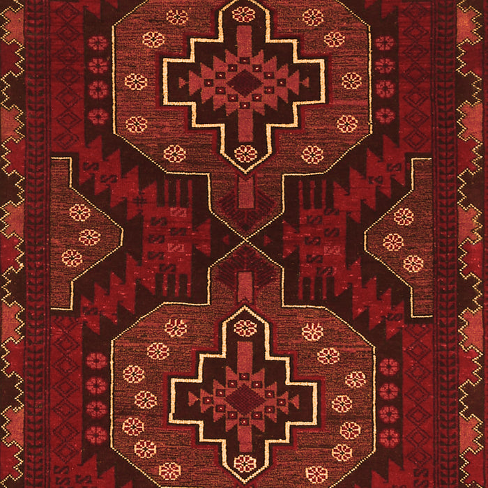 Serging Thickness of Machine Washable Persian Orange Traditional Area Rugs, wshtr1294org