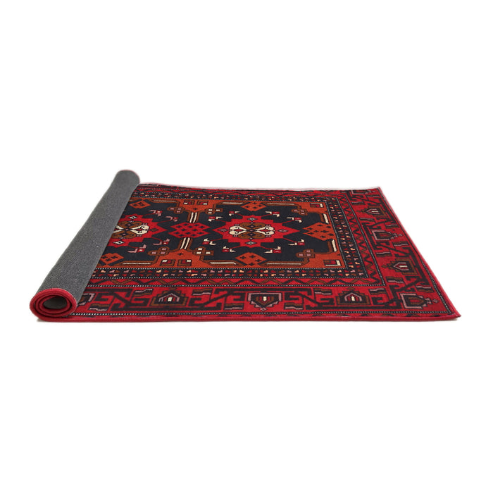 Sideview of Traditional Dark Brown Persian Rug, tr1295