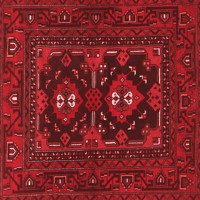 Machine Washable Persian Red Traditional Rug, wshtr1295red