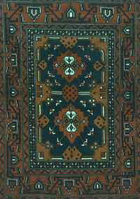 Persian Turquoise Traditional Rug, tr1295turq