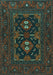 Persian Turquoise Traditional Rug, tr1295turq