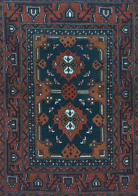 Persian Light Blue Traditional Rug, tr1295lblu