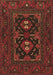 Machine Washable Persian Brown Traditional Rug, wshtr1295brn