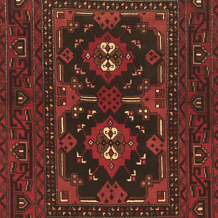 Machine Washable Persian Brown Traditional Rug, wshtr1295brn