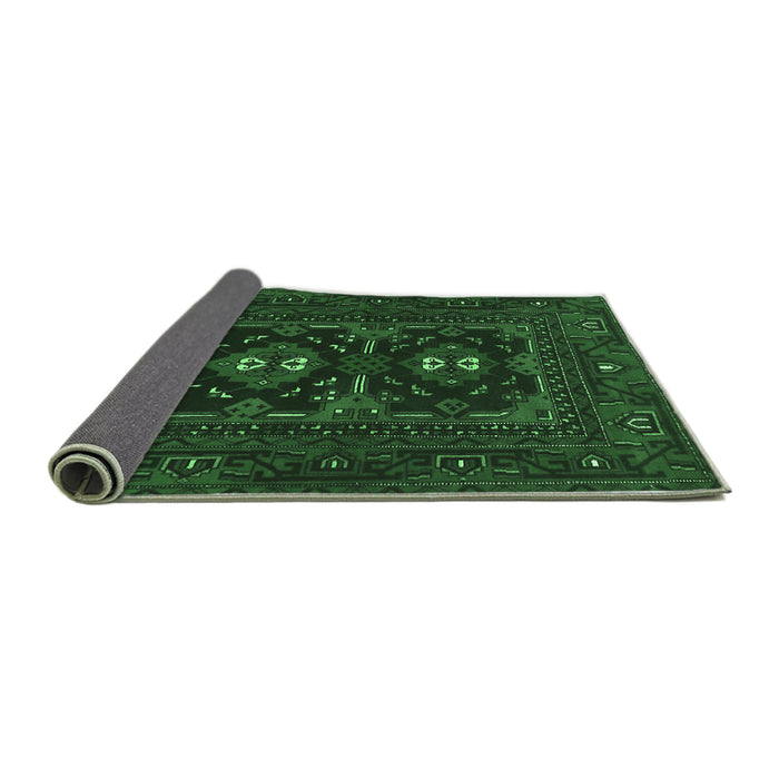 Sideview of Persian Emerald Green Traditional Rug, tr1295emgrn