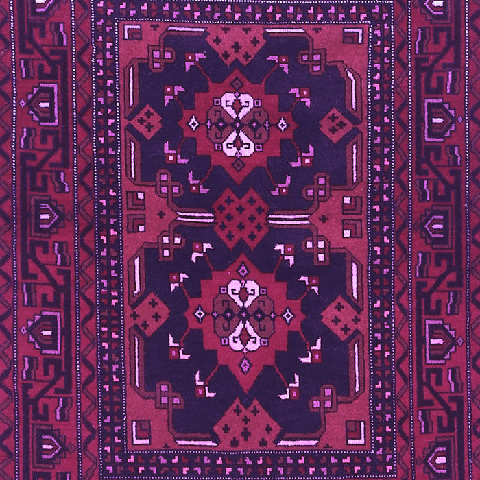 Machine Washable Persian Purple Traditional Area Rugs, wshtr1295pur