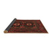 Sideview of Persian Brown Traditional Rug, tr1295brn